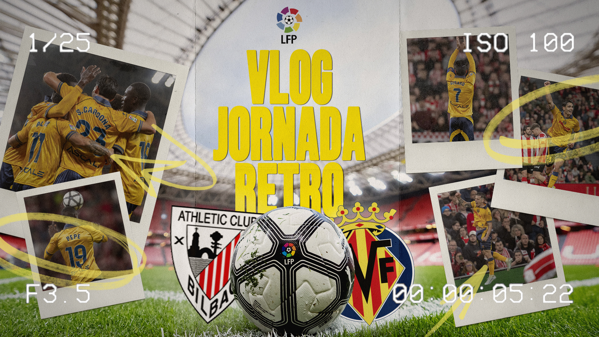 VLOG JORNADA RETRO | ATHLETIC 1-2 VILLARREAL | LALIGA MINIATURA VLOG ATHLETIC BANNER 1920X1080